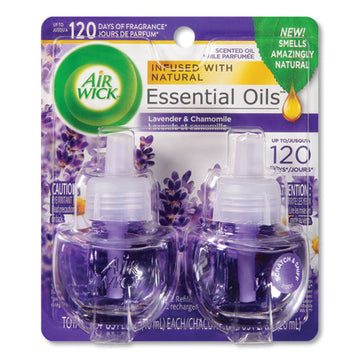 Air Wick® Scented Oil Refill, Lavender And Chamomile, 0.67 Oz, 2-pack freeshipping - TVN Wholesale